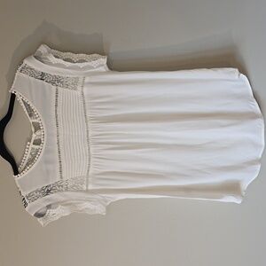 Daniel Rainn Becru Lace Detail White Blouse – Women’s Small